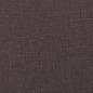 vidaXL Giroletto senza Materasso Marrone Scuro 140x190 cm Tessuto