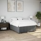 vidaXL Giroletto senza Materasso Grigio Scuro 140x200 cm Tessuto vidaXL Giroletto senza Materasso Grigio Scuro 140x200 cm Tessuto