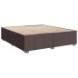 vidaXL Giroletto senza Materasso Marrone Scuro 180x200 cm Tessuto vidaXL Giroletto senza Materasso Marrone Scuro 180x200 cm Tessuto