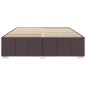 vidaXL Giroletto senza Materasso Marrone Scuro 180x200 cm Tessuto vidaXL Giroletto senza Materasso Marrone Scuro 180x200 cm Tessuto