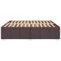 vidaXL Giroletto senza Materasso Marrone Scuro 180x200 cm Tessuto vidaXL Giroletto senza Materasso Marrone Scuro 180x200 cm Tessuto