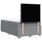 vidaXL Giroletto a Molle con Materasso Grigio Chiaro 120x200cm Tessuto vidaXL Giroletto a Molle con Materasso Grigio Chiaro 120x200cm Tessuto