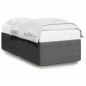 vidaXL Giroletto senza Materasso Grigio Scuro 80x200 cm Tessuto vidaXL Giroletto senza Materasso Grigio Scuro 80x200 cm Tessuto