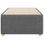 vidaXL Giroletto senza Materasso Grigio Scuro 80x200 cm Tessuto vidaXL Giroletto senza Materasso Grigio Scuro 80x200 cm Tessuto