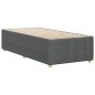vidaXL Giroletto senza Materasso Grigio Scuro 80x200 cm Tessuto vidaXL Giroletto senza Materasso Grigio Scuro 80x200 cm Tessuto
