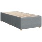 vidaXL Giroletto senza Materasso Grigio Chiaro 90x200 cm Tessuto vidaXL Giroletto senza Materasso Grigio Chiaro 90x200 cm Tessuto
