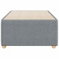 vidaXL Giroletto senza Materasso Grigio Chiaro 90x200 cm Tessuto vidaXL Giroletto senza Materasso Grigio Chiaro 90x200 cm Tessuto