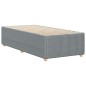 vidaXL Giroletto senza Materasso Grigio Chiaro 90x200 cm Tessuto vidaXL Giroletto senza Materasso Grigio Chiaro 90x200 cm Tessuto