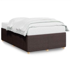 vidaXL Giroletto senza Materasso Marrone Scuro 80x200 cm in Tessuto