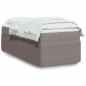 vidaXL Giroletto a Molle con Materasso Tortora 90x200 cm inTessuto