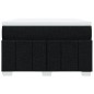 vidaXL Giroletto a Molle con Materasso Nero 120x200 cm in Tessuto vidaXL Giroletto a Molle con Materasso Nero 120x200 cm in Tessuto