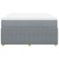 vidaXL Giroletto a Molle con Materasso Grigio Chiaro 140x200cm Tessuto vidaXL Giroletto a Molle con Materasso Grigio Chiaro 140x200cm Tessuto