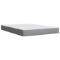 vidaXL Giroletto a Molle con Materasso Grigio Chiaro 140x200cm Tessuto vidaXL Giroletto a Molle con Materasso Grigio Chiaro 140x200cm Tessuto