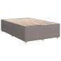 vidaXL Giroletto a Molle con Materasso Tortora 120x190 cm in Tessuto vidaXL Giroletto a Molle con Materasso Tortora 120x190 cm in Tessuto