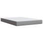 vidaXL Giroletto a Molle con Materasso Grigio Chiaro 160x200cm Tessuto vidaXL Giroletto a Molle con Materasso Grigio Chiaro 160x200cm Tessuto