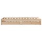 vidaXL Letto senza Materasso 90x200 cm in Legno Massello di Pino vidaXL Letto senza Materasso 90x200 cm in Legno Massello di Pino