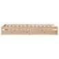 vidaXL Letto senza Materasso 90x190 cm in Legno Massello di Pino vidaXL Letto senza Materasso 90x190 cm in Legno Massello di Pino