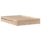 vidaXL Letto senza Materasso 140x190 cm in Legno Massello di Pino vidaXL Letto senza Materasso 140x190 cm in Legno Massello di Pino