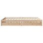 vidaXL Letto senza Materasso 140x190 cm in Legno Massello di Pino vidaXL Letto senza Materasso 140x190 cm in Legno Massello di Pino
