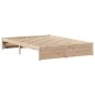 vidaXL Letto senza Materasso 140x190 cm in Legno Massello di Pino vidaXL Letto senza Materasso 140x190 cm in Legno Massello di Pino
