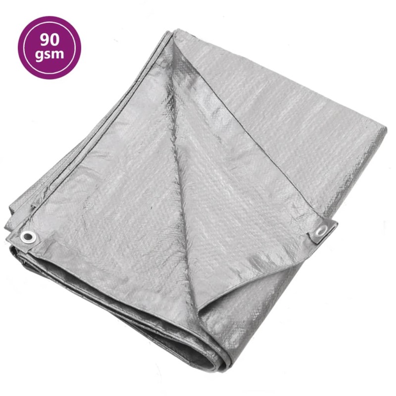 Telone 90 g/m² 4x6 m Grigio HDPE Telone 90 g/m² 4x6 m Grigio HDPE