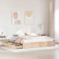 vidaXL Letto senza Materasso 180x200 cm in Legno Massello di Pino vidaXL Letto senza Materasso 180x200 cm in Legno Massello di Pino