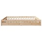 vidaXL Letto senza Materasso 180x200 cm in Legno Massello di Pino vidaXL Letto senza Materasso 180x200 cm in Legno Massello di Pino