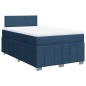 vidaXL Giroletto a Molle con Materasso Blu 120x200 cm in Tessuto vidaXL Giroletto a Molle con Materasso Blu 120x200 cm in Tessuto