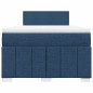 vidaXL Giroletto a Molle con Materasso Blu 120x200 cm in Tessuto vidaXL Giroletto a Molle con Materasso Blu 120x200 cm in Tessuto