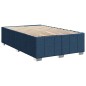 vidaXL Giroletto a Molle con Materasso Blu 120x200 cm in Tessuto vidaXL Giroletto a Molle con Materasso Blu 120x200 cm in Tessuto
