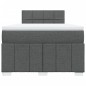 vidaXL Giroletto a Molle con Materasso Grigio Scuro 120x200 cm Tessuto vidaXL Giroletto a Molle con Materasso Grigio Scuro 120x200 cm Tessuto