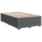 vidaXL Giroletto a Molle con Materasso Grigio Scuro 120x200 cm Tessuto vidaXL Giroletto a Molle con Materasso Grigio Scuro 120x200 cm Tessuto