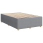vidaXL Giroletto a Molle con Materasso Grigio Chiaro 120x200cm Tessuto vidaXL Giroletto a Molle con Materasso Grigio Chiaro 120x200cm Tessuto