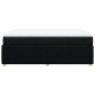 vidaXL Giroletto a Molle con Materasso Nero 140x190 cm in Tessuto vidaXL Giroletto a Molle con Materasso Nero 140x190 cm in Tessuto