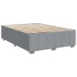 vidaXL Giroletto a Molle con Materasso Grigio Chiaro 160x200cm Tessuto vidaXL Giroletto a Molle con Materasso Grigio Chiaro 160x200cm Tessuto