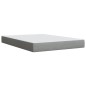 vidaXL Giroletto a Molle con Materasso Grigio Chiaro 160x200cm Tessuto vidaXL Giroletto a Molle con Materasso Grigio Chiaro 160x200cm Tessuto