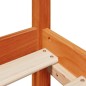 vidaXL Letto senza Materasso Marrone Cera 75x190 cm in Legno di Pino vidaXL Letto senza Materasso Marrone Cera 75x190 cm in Legno di Pino