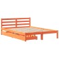 vidaXL Letto senza Materasso Marrone Cera 120x190 cm in Legno di Pino
