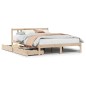 vidaXL Letto senza Materasso 140x190 cm in Legno Massello di Pino