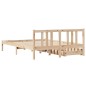 vidaXL Letto senza Materasso 140x190 cm in Legno Massello di Pino