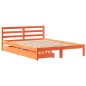 vidaXL Letto senza Materasso Marrone Cera 150x200 cm in Legno di Pino vidaXL Letto senza Materasso Marrone Cera 150x200 cm in Legno di Pino