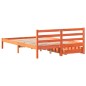 vidaXL Letto senza Materasso Marrone Cera 150x200 cm in Legno di Pino vidaXL Letto senza Materasso Marrone Cera 150x200 cm in Legno di Pino