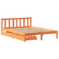 vidaXL Letto senza Materasso Marrone Cera 160x200 cm in Legno di Pino vidaXL Letto senza Materasso Marrone Cera 160x200 cm in Legno di Pino