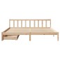 vidaXL Letto senza Materasso 180x200 cm in Legno Massello di Pino vidaXL Letto senza Materasso 180x200 cm in Legno Massello di Pino
