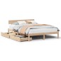 vidaXL Letto senza Materasso 120x200 cm in Legno Massello di Pino vidaXL Letto senza Materasso 120x200 cm in Legno Massello di Pino