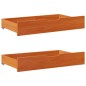 vidaXL Letto senza Materasso Marrone Cera 90x190 cm in Legno di Pino vidaXL Letto senza Materasso Marrone Cera 90x190 cm in Legno di Pino