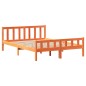 vidaXL Letto senza Materasso Marrone Cera 160x200 cm in Legno di Pino vidaXL Letto senza Materasso Marrone Cera 160x200 cm in Legno di Pino