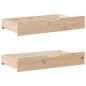 vidaXL Giroletto con Cassetti 150x200 cm in Legno Massello di Pino vidaXL Giroletto con Cassetti 150x200 cm in Legno Massello di Pino