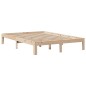 vidaXL Giroletto con Cassetti 120x200 cm in Legno Massello di Pino