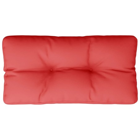 vidaXL Cuscino per Pallet Rosso 80x40x12 cm in Tessuto